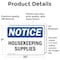 Signmission Housekeeping Supplies, 10 in W x Rectangle, Vinyl Decal OS-2PACK-NS-D-710-L-13553 - alternate 3
